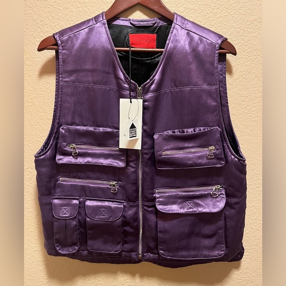 New Gucci GG Logo Zipper Vest Size 48 / US M - Picture 2 of 12